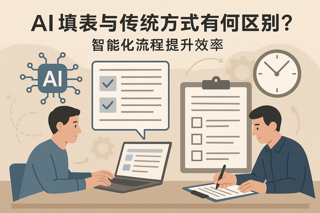 AI填表与传统方式有何区别？智能化流程提升效率