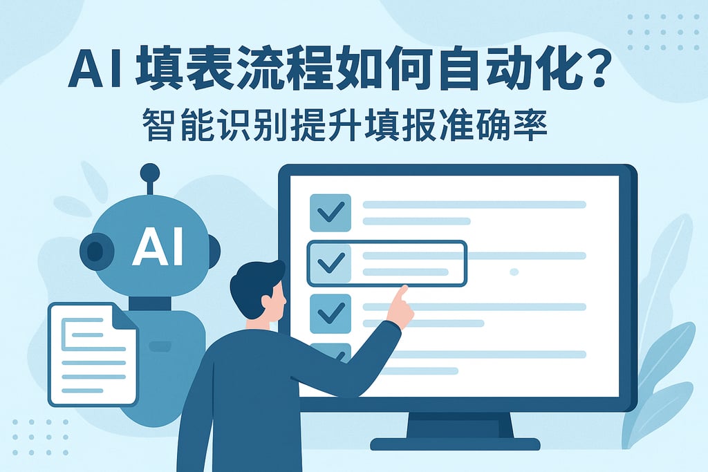 AI填表流程如何自动化？智能识别提升填报准确率