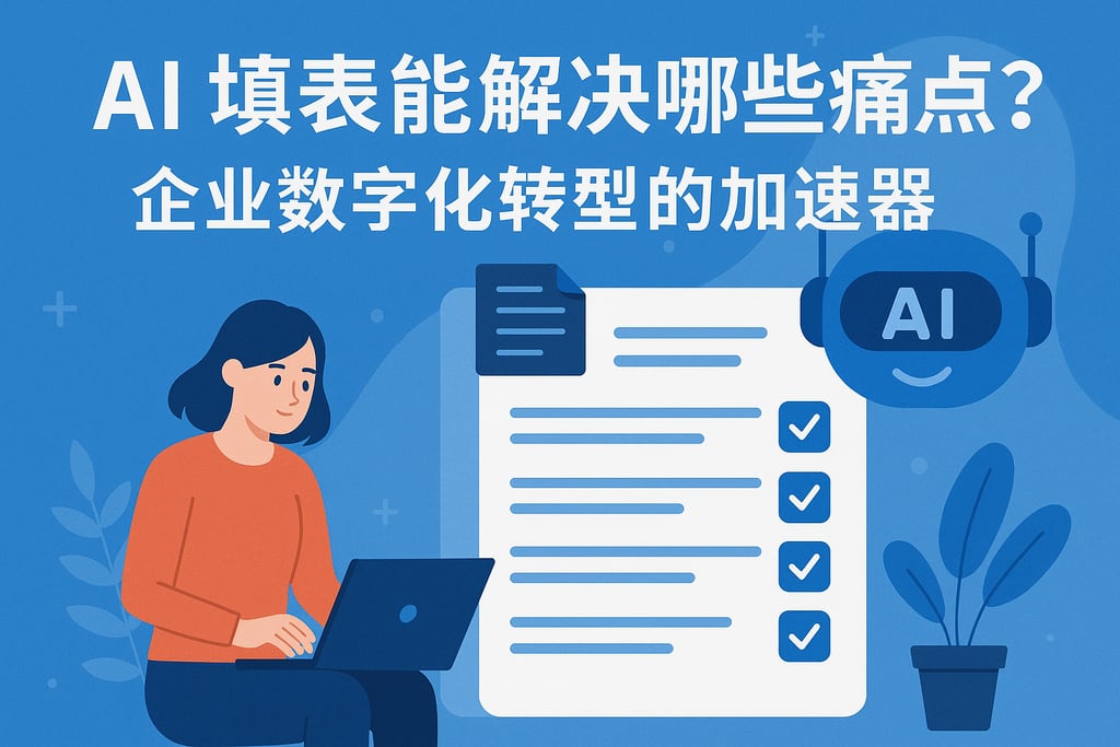 AI填表能解决哪些痛点？企业数字化转型的加速器