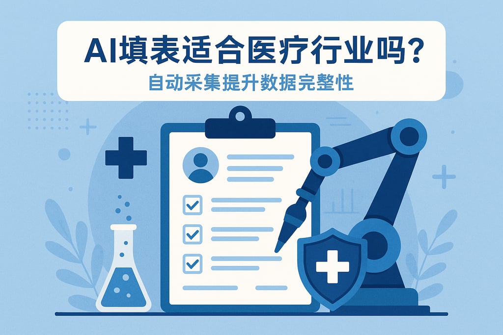 AI填表适合医疗行业吗？自动采集提升数据完整性