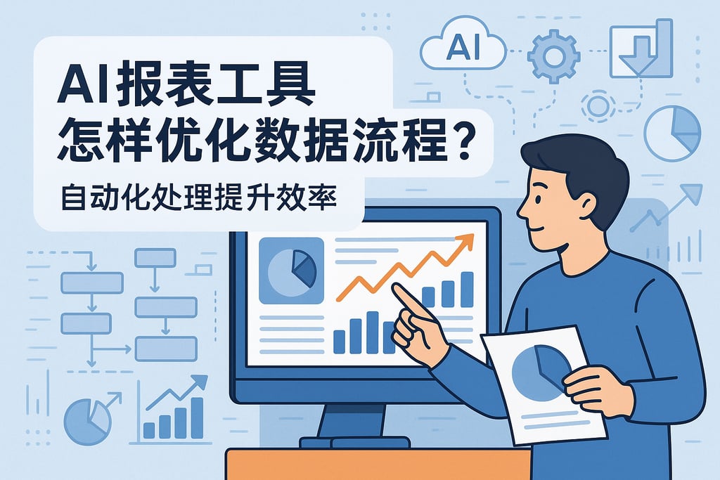 AI报表工具怎样优化数据流程？自动化处理提升效率
