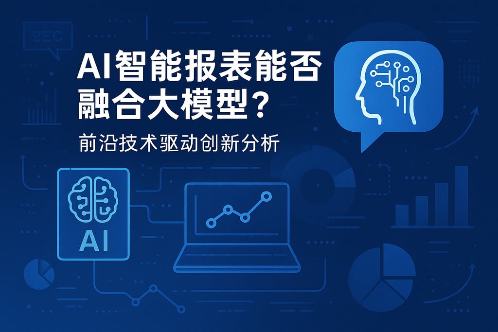 AI智能报表能否融合大模型？前沿技术驱动创新分析