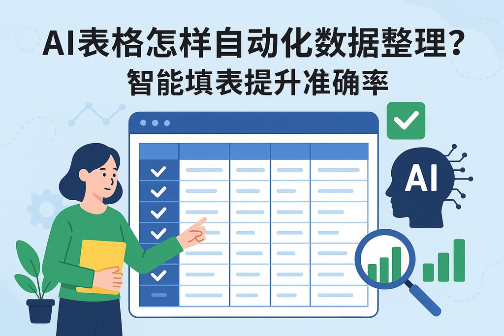 AI表格怎样自动化数据整理？智能填表提升准确率