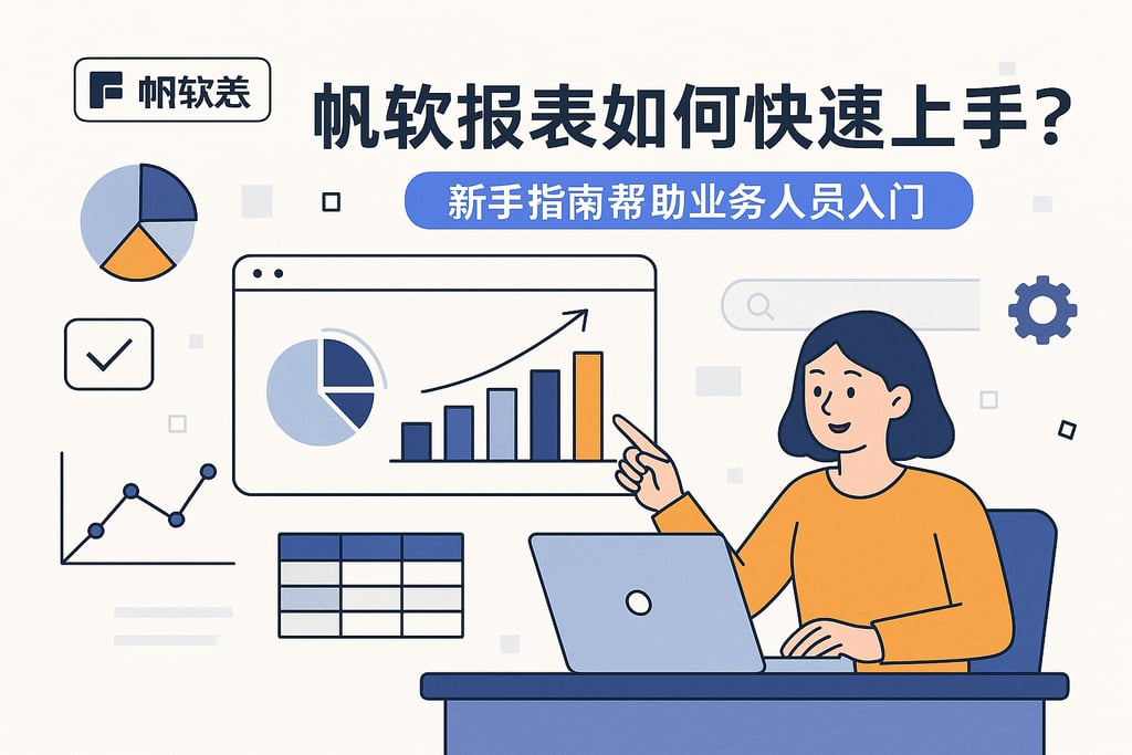 帆软报表如何快速上手？新手指南帮助业务人员入门