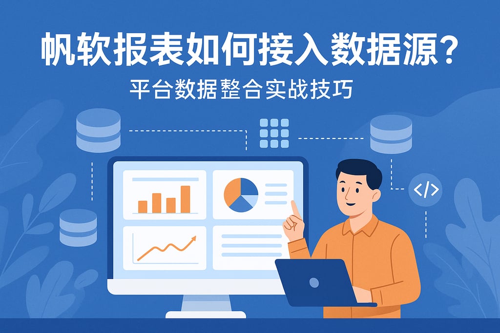 帆软报表如何接入数据源？平台数据整合实战技巧