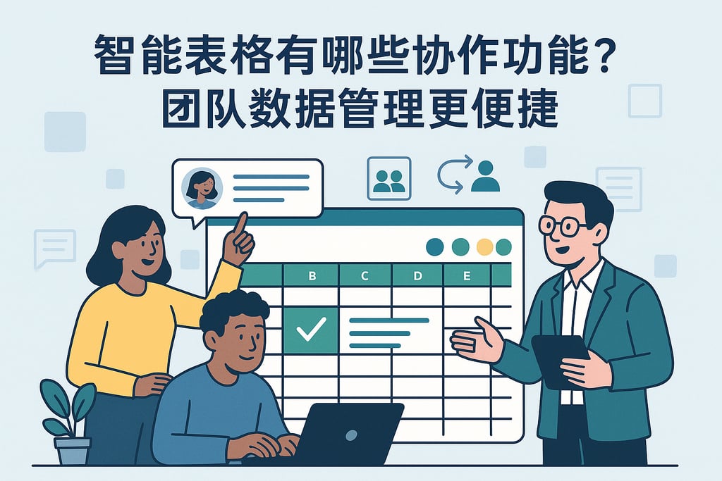 智能表格有哪些协作功能？团队数据管理更便捷