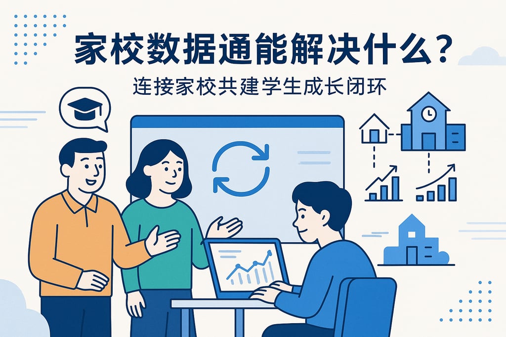 家校数据通能解决什么？连接家校共建学生成长闭环