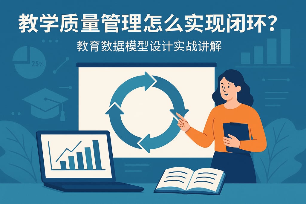教学质量管理怎么实现闭环？教育数据模型设计实战讲解