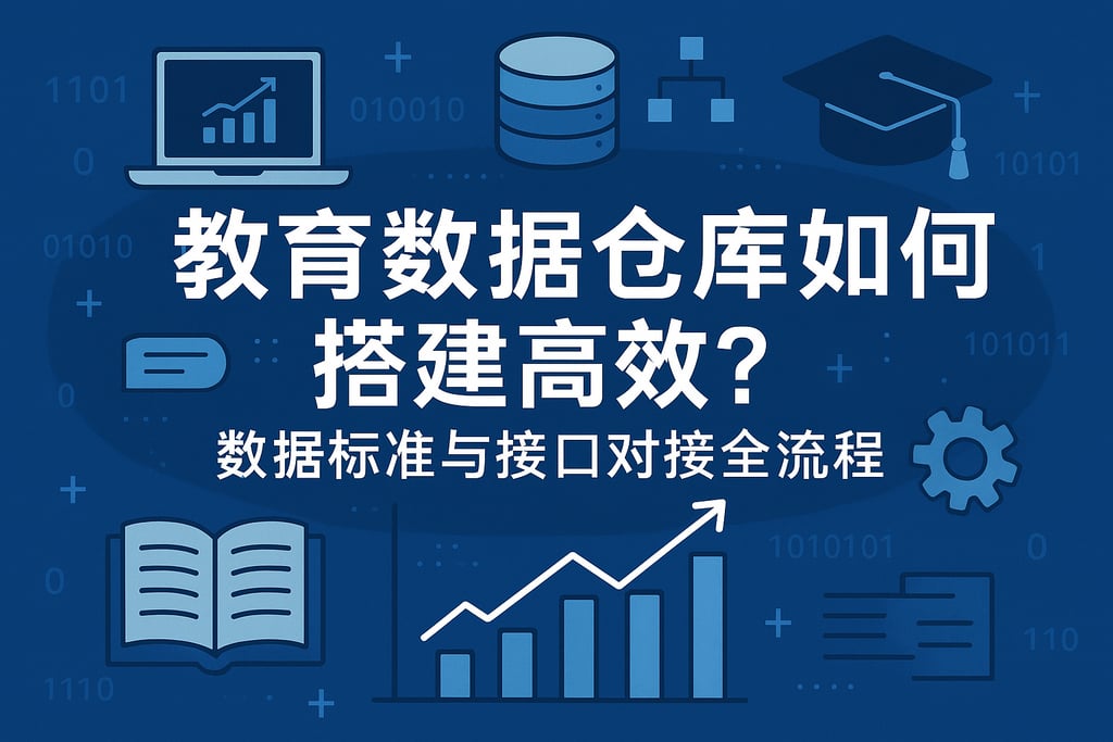 教育数据仓库如何搭建高效？数据标准与接口对接全流程