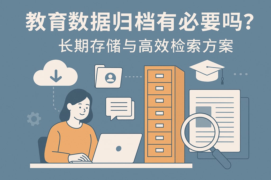教育数据归档有必要吗？长期存储与高效检索方案