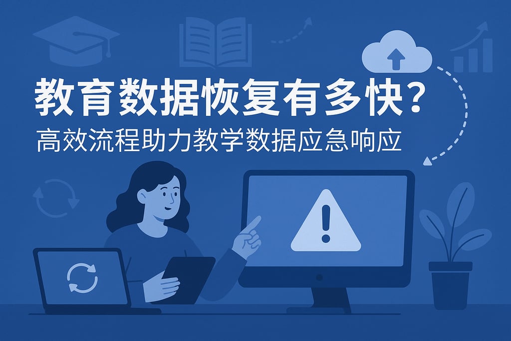 教育数据恢复有多快？高效流程助力教学数据应急响应