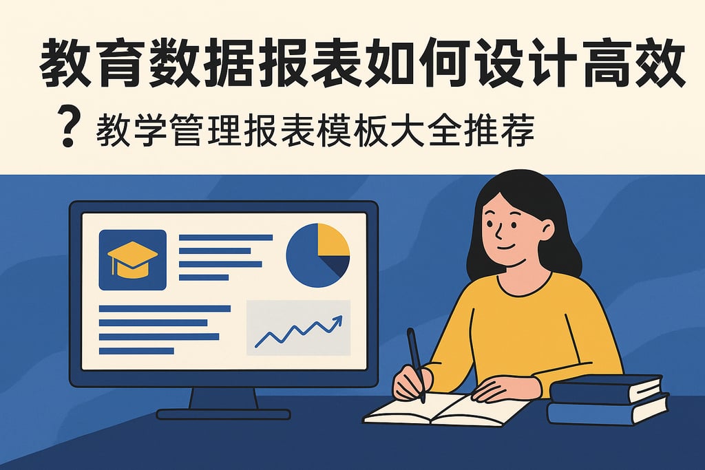 教育数据报表如何设计高效？教学管理报表模板大全推荐