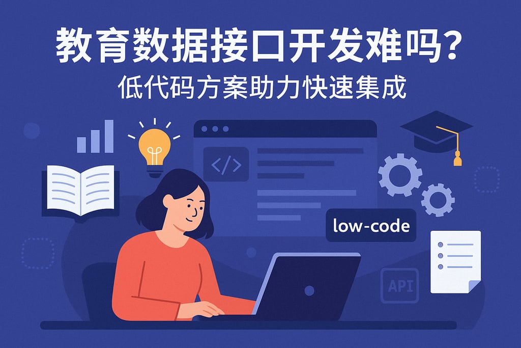 教育数据接口开发难吗？低代码方案助力快速集成