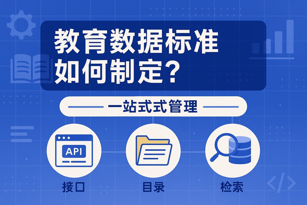 教育数据标准如何制定？接口、目录、检索一站式管理