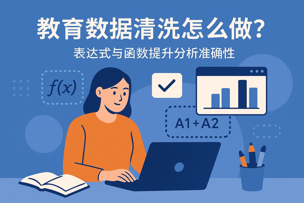 教育数据清洗怎么做？表达式与函数提升分析准确性