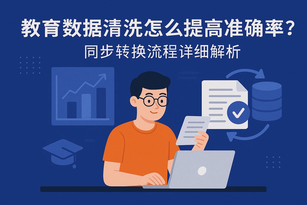 教育数据清洗怎么提高准确率？同步转换流程详细解析
