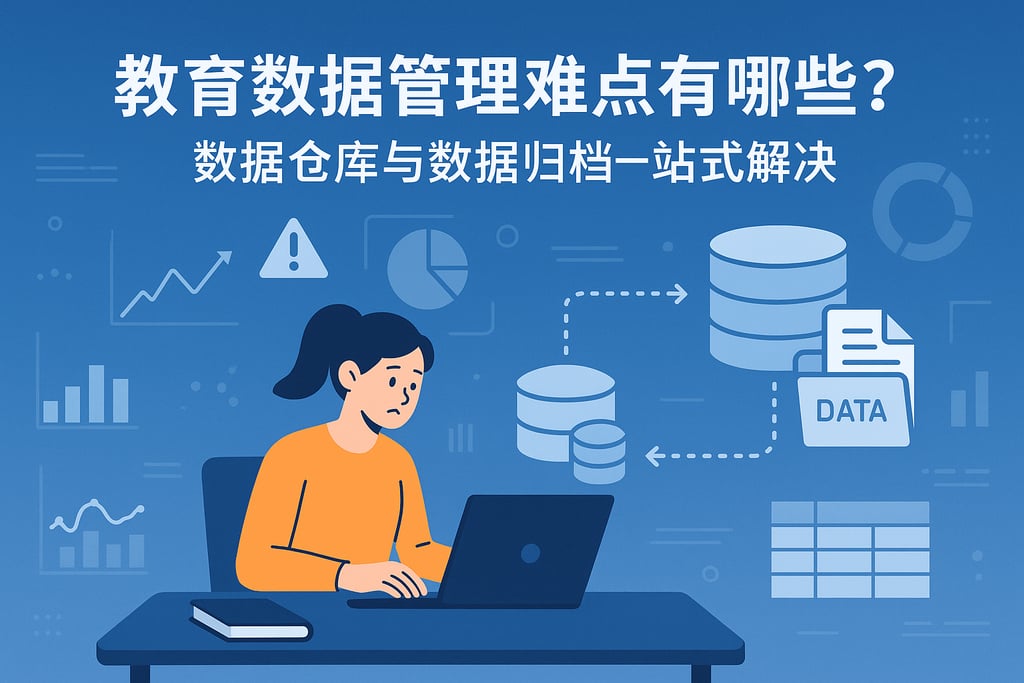 教育数据管理难点有哪些？数据仓库与数据归档一站式解决