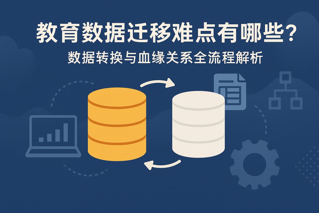 教育数据迁移难点有哪些？数据转换与血缘关系全流程解析