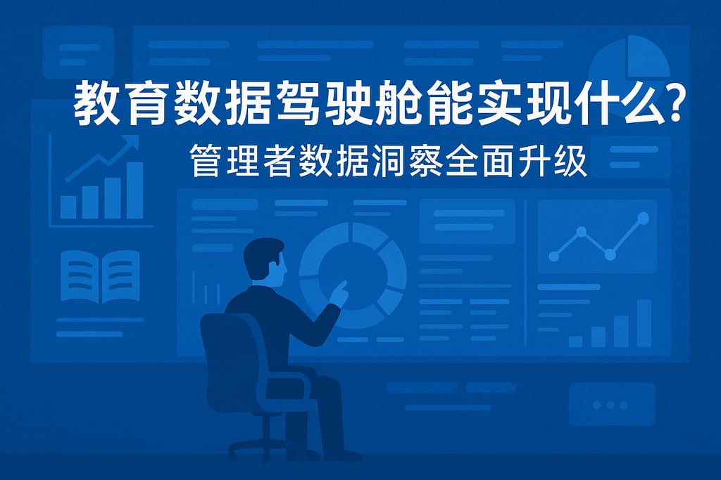 教育数据驾驶舱能实现什么？管理者数据洞察全面升级