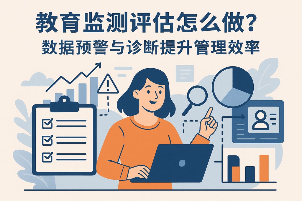 教育监测评估怎么做？数据预警与诊断提升管理效率