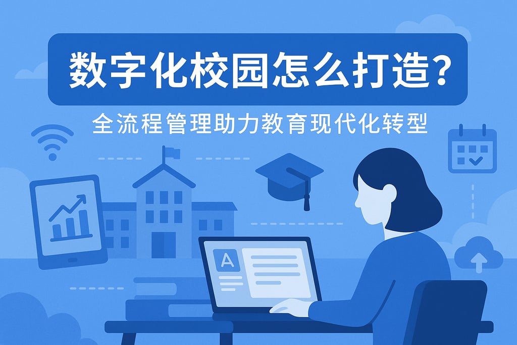 数字化校园怎么打造？全流程管理助力教育现代化转型