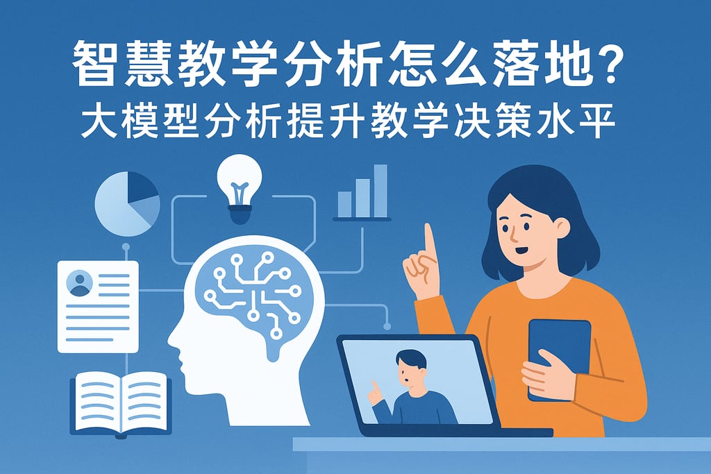 智慧教学分析怎么落地？大模型分析提升教学决策水平