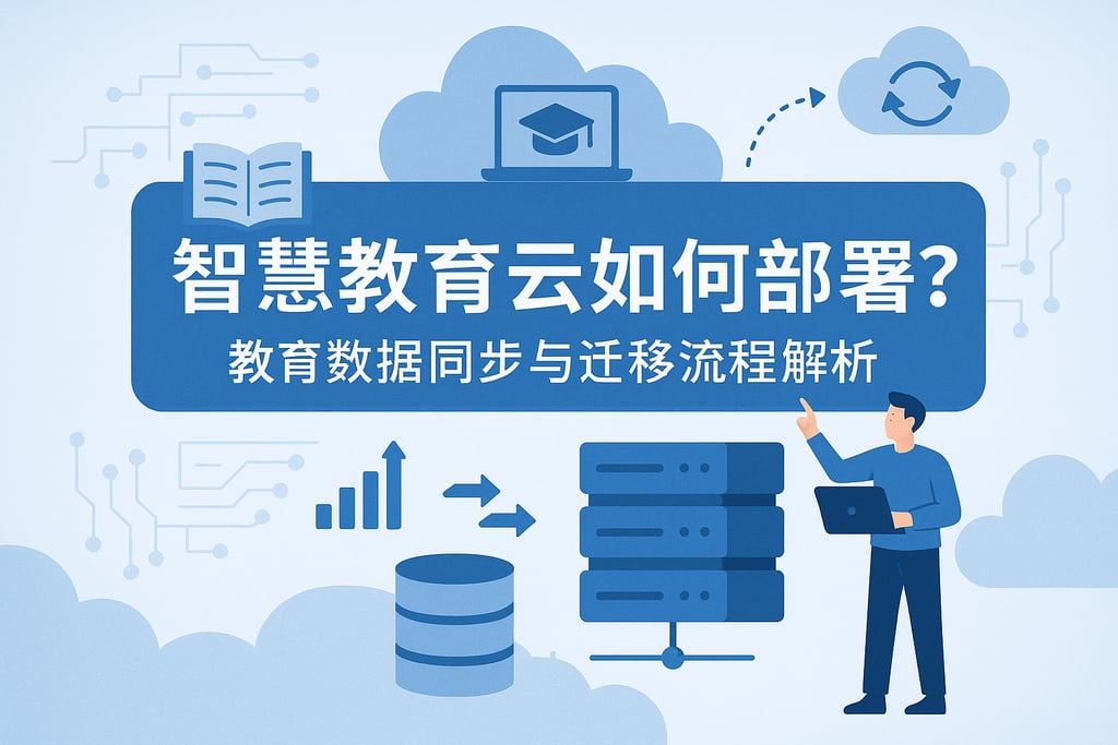 智慧教育云如何部署？教育数据同步与迁移流程解析