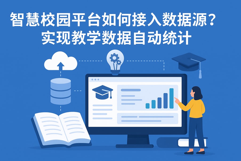 智慧校园平台如何接入数据源？实现教学数据自动统计