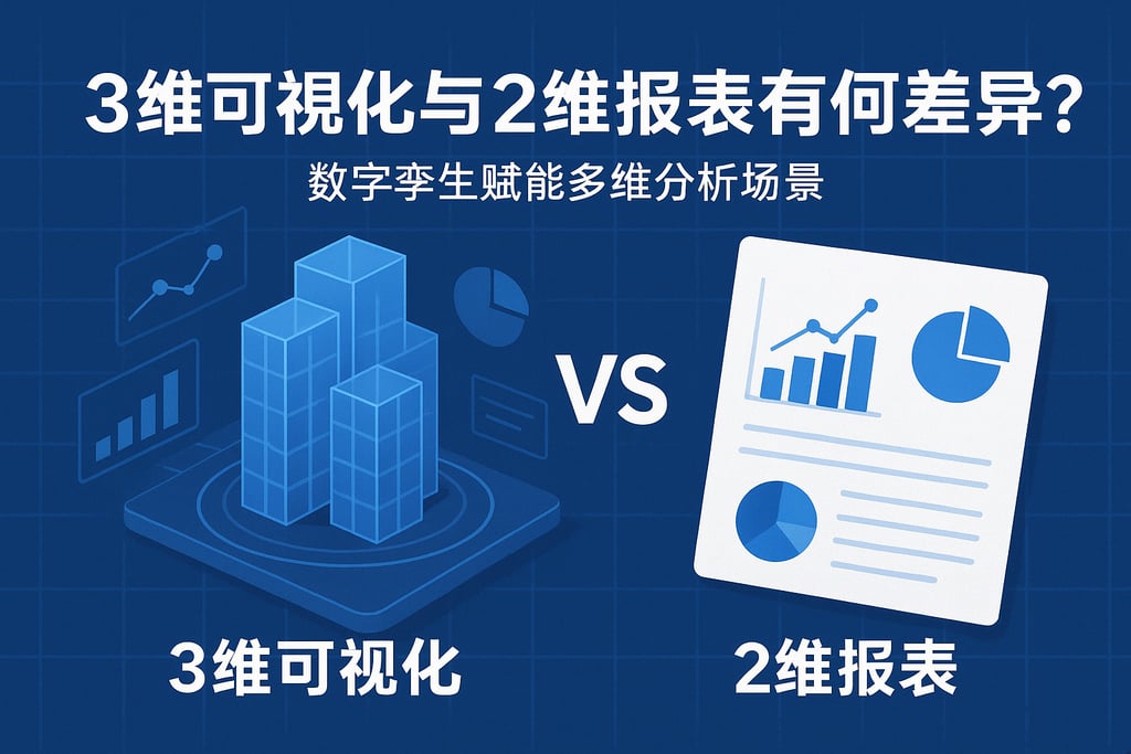 3维可视化与2维报表有何差异？数字孪生赋能多维分析场景