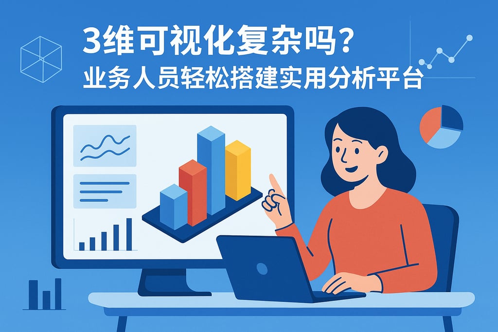 3维可视化复杂吗？业务人员轻松搭建实用分析平台