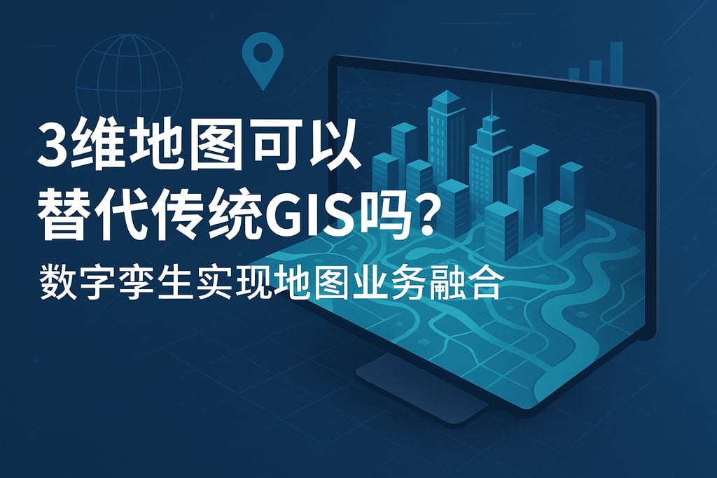 3维地图可以替代传统GIS吗？数字孪生实现地图业务融合