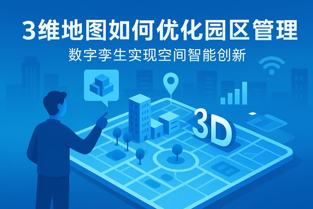 3维地图如何优化园区管理？数字孪生实现空间智能创新