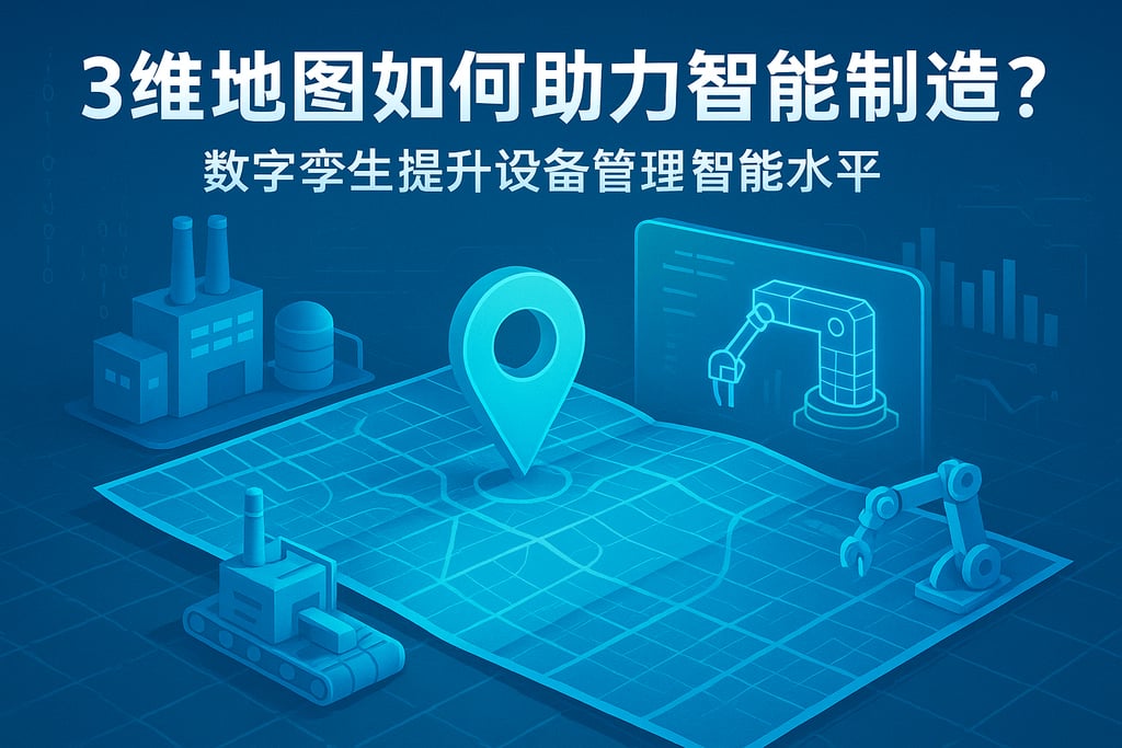 3维地图如何助力智能制造？数字孪生提升设备管理智能水平