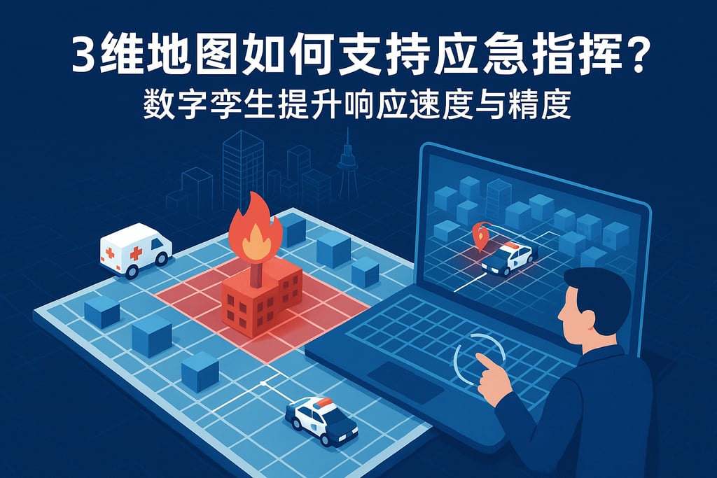 3维地图如何支持应急指挥？数字孪生提升响应速度与精度
