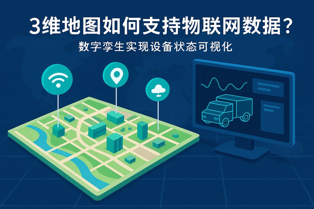 3维地图如何支持物联网数据？数字孪生实现设备状态可视化