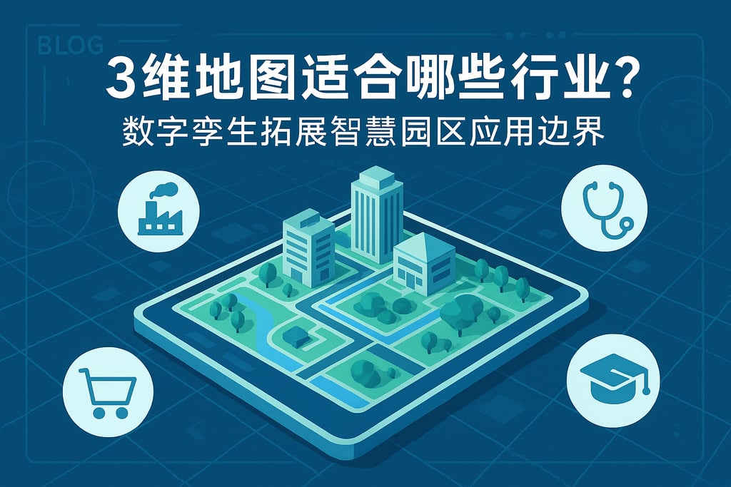3维地图适合哪些行业？数字孪生拓展智慧园区应用边界。