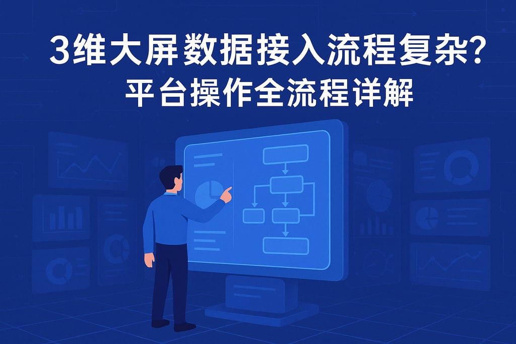 3维大屏数据接入流程复杂吗？平台操作全流程详解
