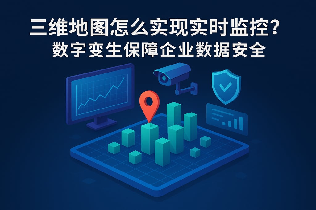 三维地图怎么实现实时监控？数字孪生保障企业数据安全