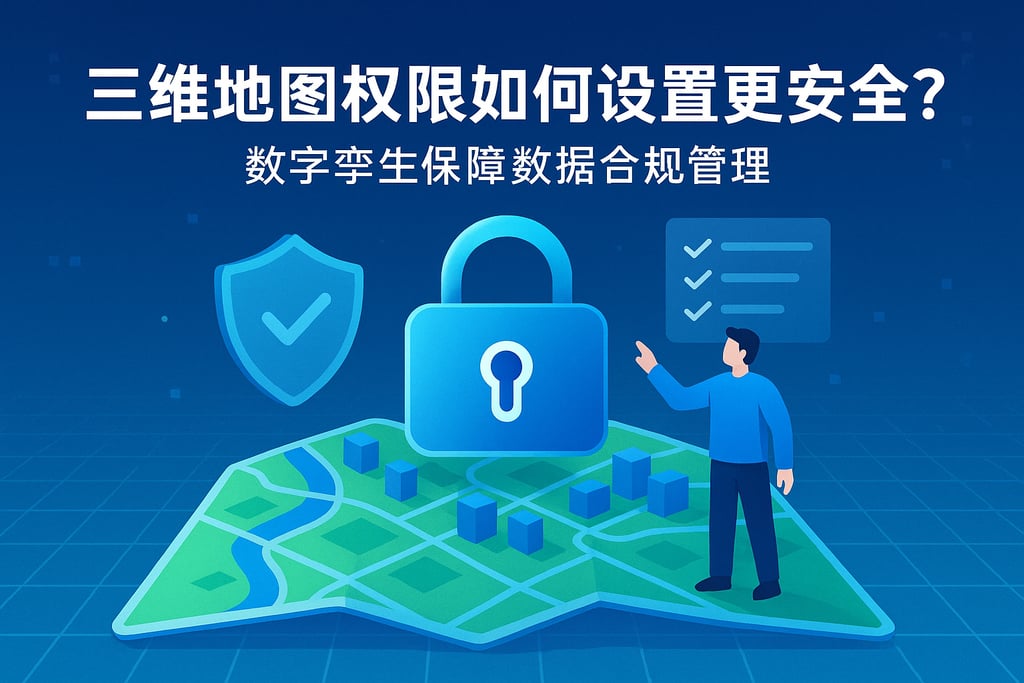 三维地图权限如何设置更安全？数字孪生保障数据合规管理