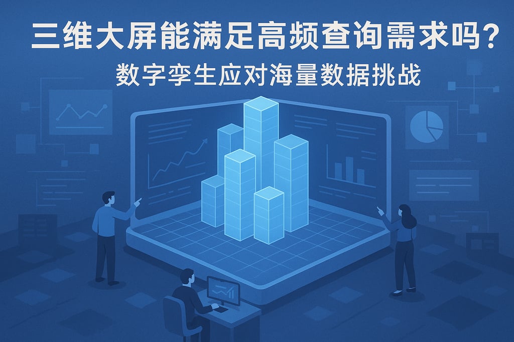 三维大屏能满足高频查询需求吗？数字孪生应对海量数据挑战