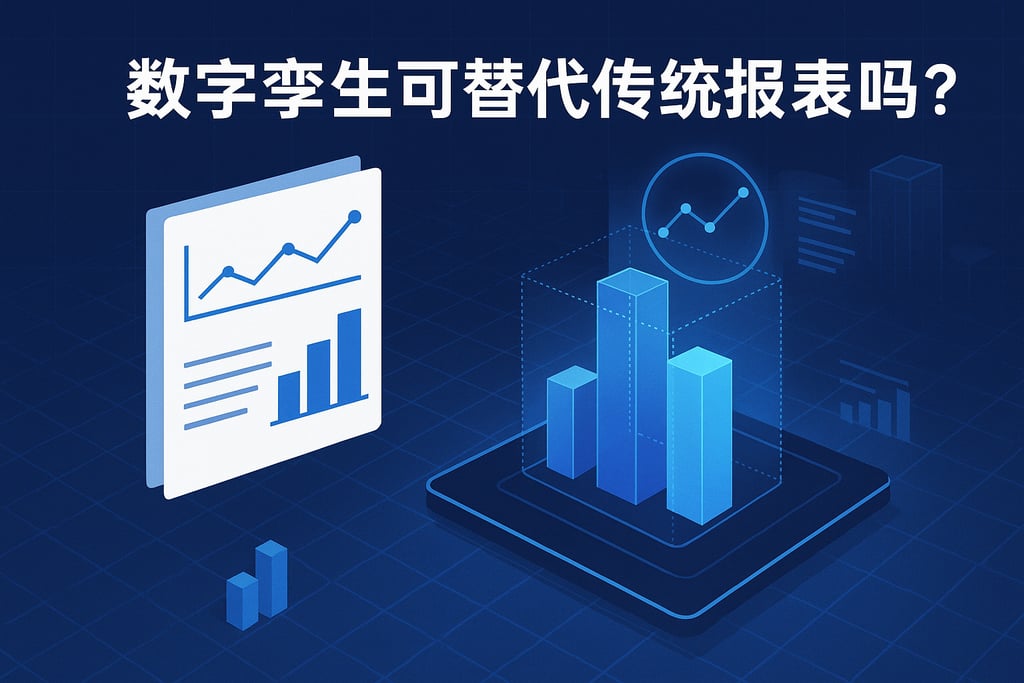 数字孪生可替代传统报表吗？三维可视化升级业务数据模式
