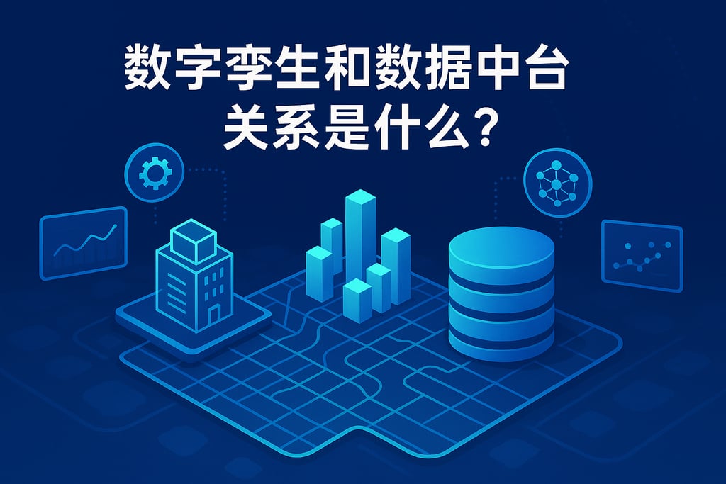 数字孪生和数据中台关系是什么？3维地图驱动数据融合