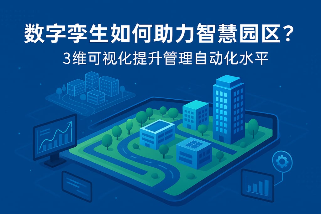 数字孪生如何助力智慧园区？3维可视化提升管理自动化水平