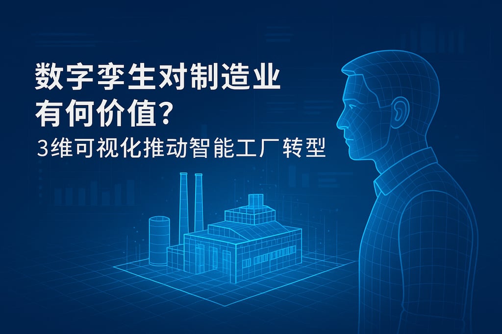 数字孪生对制造业有何价值？3维可视化推动智能工厂转型