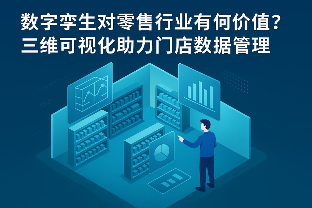 数字孪生对零售行业有何价值？三维可视化助力门店数据管理