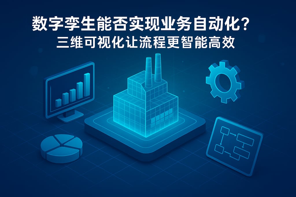 数字孪生能否实现业务自动化？三维可视化让流程更智能高效