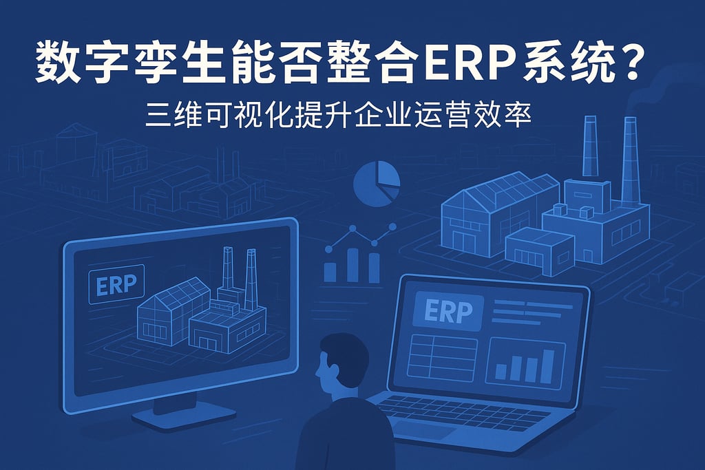 数字孪生能否整合ERP系统？三维可视化提升企业运营效率