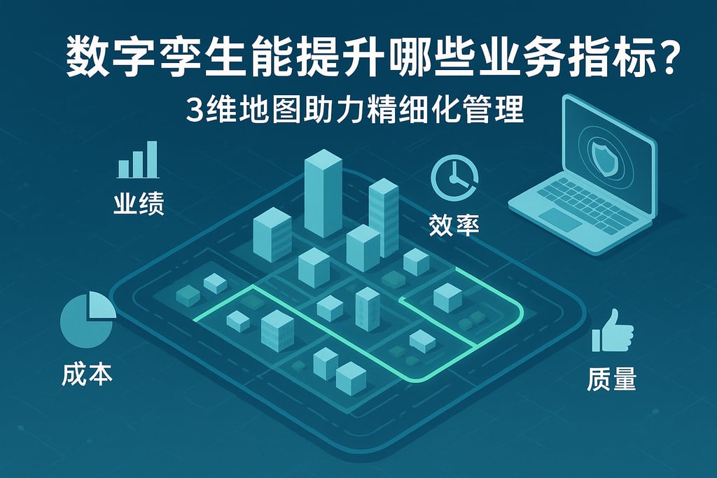 数字孪生能提升哪些业务指标？3维地图助力精细化管理