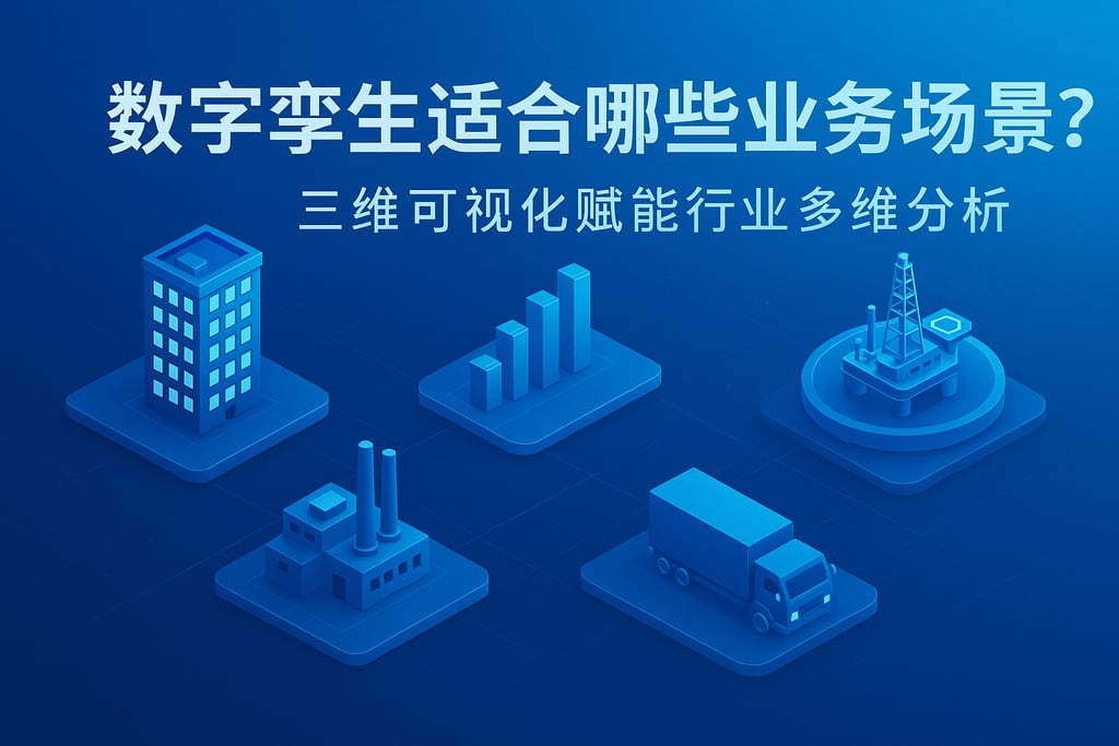 数字孪生适合哪些业务场景？三维可视化赋能行业多维分析
