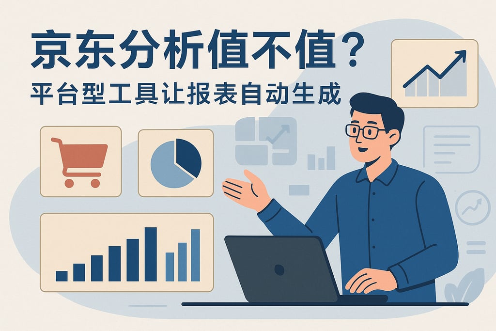 京东分析值不值？平台型工具让报表自动生成